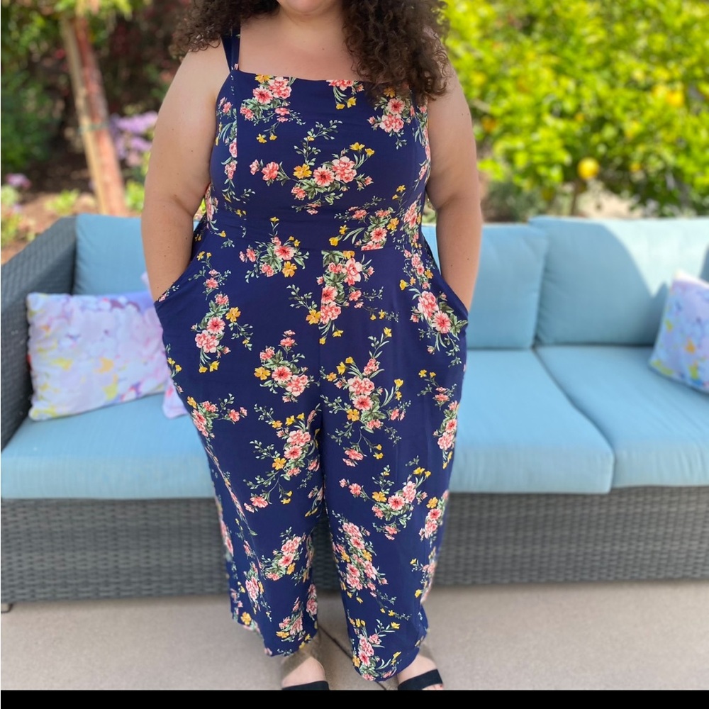 XXL floral Old Navy Jumpsuit